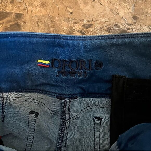 NWT Colombian Jeans with Girdle Size M Blue Stretch Denim High Quality. - Picture 8 of 13